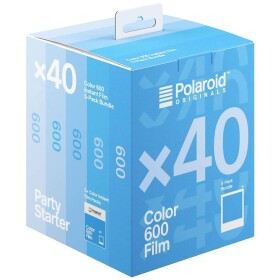 Polaroid 600 Color Film Pack 40x instantný film modrá; 006013