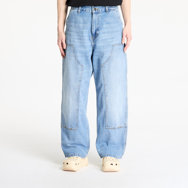 Kalhoty Carhartt WIP W' Brandon Double Knee Pant Blue Burst Washed S