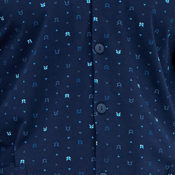 Pánske pyžamo 114/80 plus - CORNETTE tmavě modrá 3XL