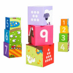 Bigjigs Toys Didaktické kocky farma