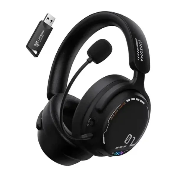 ONIKUMA GT886 čierna / Herné slúchadlá / Bezdrôtové / ANC / mikrofón / USB-C (GT886 (2.4G +Bluetoo)