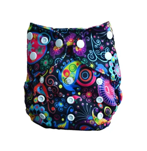 GaGa's Novorodenecké vrchné nohavičky Páv na patentky (8594197443440)