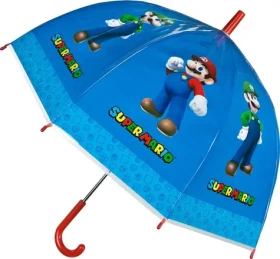 Super Mario dáždnik priehľadný / Dáždnik / manuálne otváranie (SUMB7202)