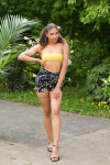 Trendy Highwaist Shorts with chain print XL/XXL