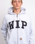 Carhartt WIP Hooded WIP Sweat Jacket Ash Heather stone washed L
