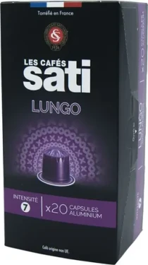 Les Cafés Sati Lungo Nespresso 20 ks / Kapsľová káva (100002128231)