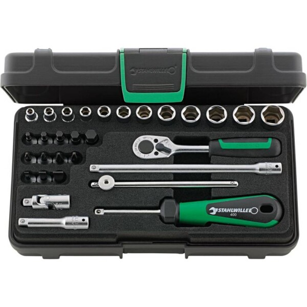 Stahlwille 40/24/6 KN súprava nástrčných kľúčov, 1/4 (6,3 mm), 96011138; 96011138