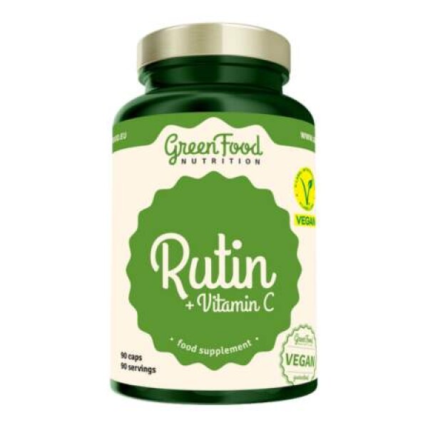 GREENFOOD Rutín + vitamin C 90 kapsúl