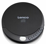 Lenco CD-010 čierna / prenosný CD prehrávač / 3.5 mm jack / CDamp;CD-Ramp;CD-RW (CD-010)