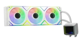 XPG Levante II 360 biela / Vodný chladič CPU / 3x 120mm / ARGB / 800-2000 RPM / 29,3 dB (LEVANTEII360-WHCWW)