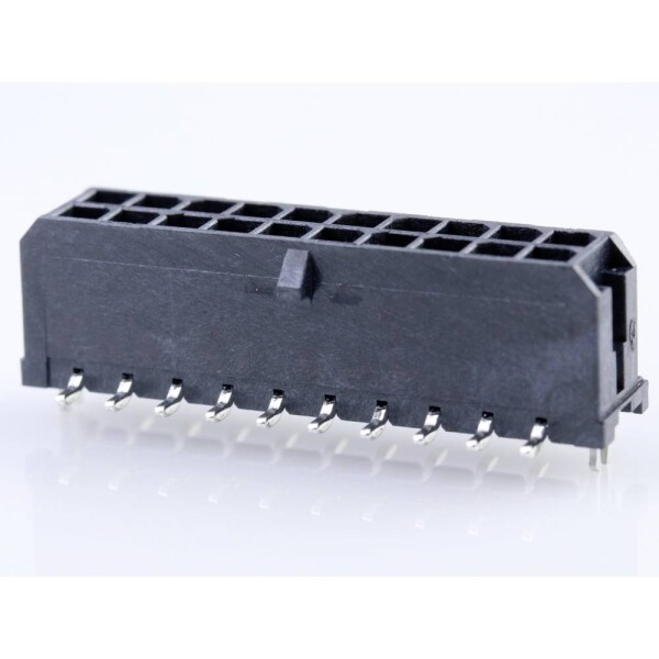 Molex vstavaná pinová lišta (štandardná) Počet pólov 20 Raster (rozteč): 3.00 mm 430452016 1 ks Tape on Full reel; 430452016