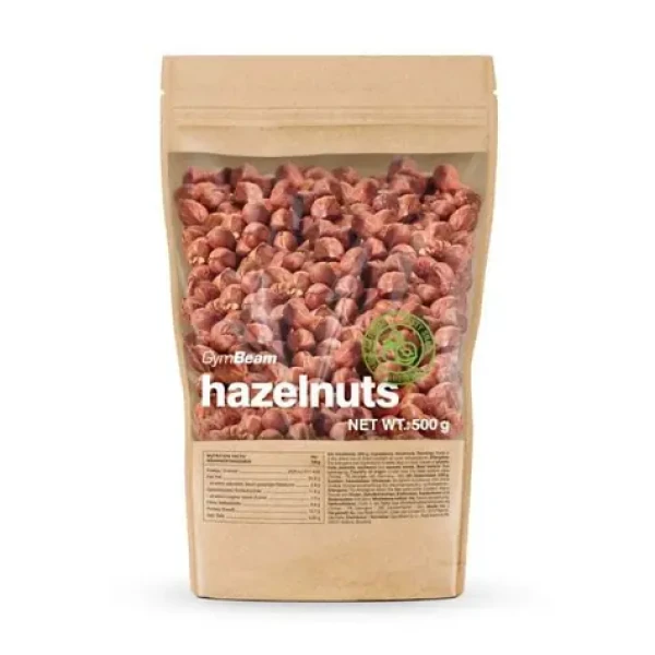 Lieskové orechy - GymBeam (bez príchuti, 500 g) (28696-1-500g)