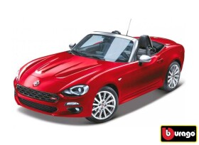 Bburago 1:24 Fiat 124 Spider Red, Bburago, W007304