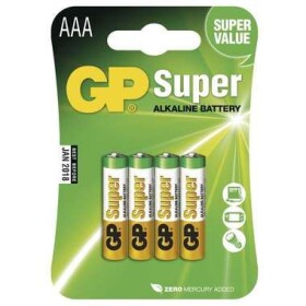 GP AAA Super alkalická - 4 ks (1013114000)