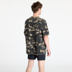 Tričko Under Armour Project Rock All Over Print T-shirt Grey/ Green M