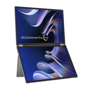 14" Asus ZenScreen Duo OLED MQ149CD strieborná / Monitor / 1920 x 1200 / OLED / 16:10 / 1ms / 100000:1 / 500cd-m2 (90LM0AKV-B01N70)