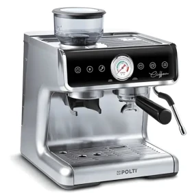 Polti Coffea G50S strieborná / Pákový kávovar / integrovaný mlynček / 1550 W / 2,8 l