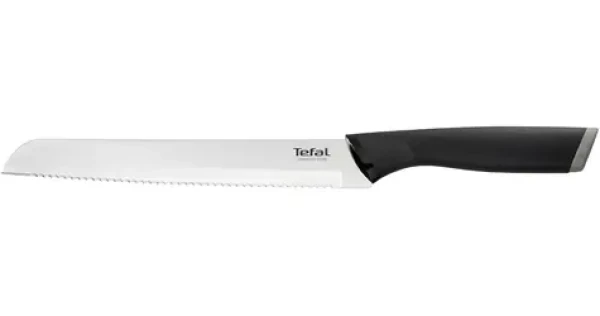 TEFAL Comfort K2213444 čierna / Nôž na chlieb / 20 cm / nerezová oceľ (3168430263819)