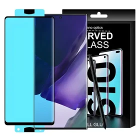 Hurtel 3D Edge Nano Flexi Glass čierna / Hybridné sklo / Samsung Galaxy S21+ 5G / celoplošné s rámčekom