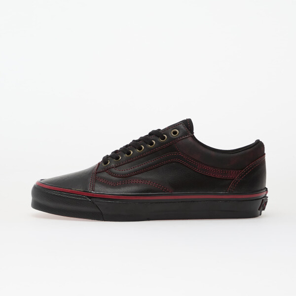 Tenisky Vans LX Old Skool Leather Dark Red/ Black EUR 38