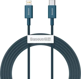 Baseus CATLYS-C03 Kábel USB-C (M) - Lightning (M) 2 m modrá / 20W (CATLYS-C03)