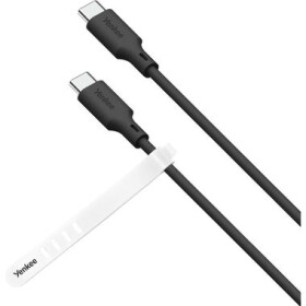 YENKEE YCU C115 BK SILIC Kábel USB-C (M) - USB-C (M) 1.5m čierna / 60W (8590669356973)