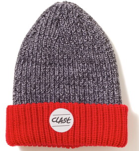 CLAST FLAPJACK RED/HEATHER GREY pánska zimná čiapka