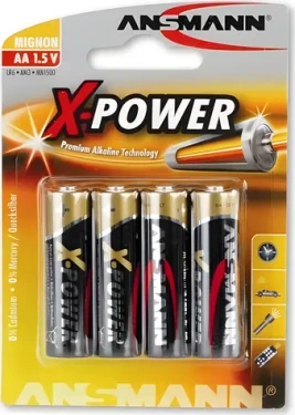 Ansmann X-Power / Nenabíjacia batéria AA / 4 ks / Blister (5015663)