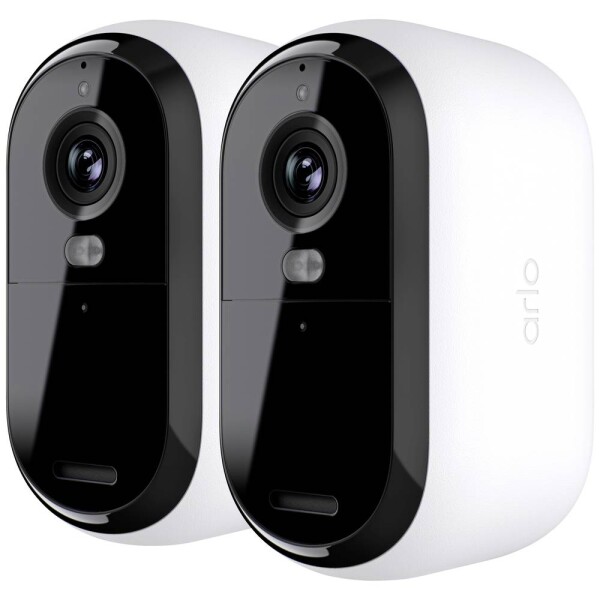 Arlo Arlo Essential 2K outdoor camera, surveillance camera (white/black, set of 2, WLAN, 4 MP)