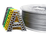 PLA filament strieborný - tmavo sivá perleť Aurapol 1 kg 1,75 mm