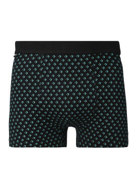 Pánske boxerky MBX550-393 čierne s potlačou - Moraj 2XL
