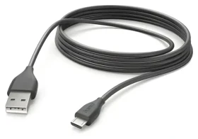 HAMA micro-USB kábel čierna / Nabíjací kábel / USB-A / Micro-USB / 3 m / 480 Mbit/s