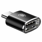 Baseus CATOTG-01 Adaptér USB-A (F) na USB-C (M) čierna (CATOTG-01)