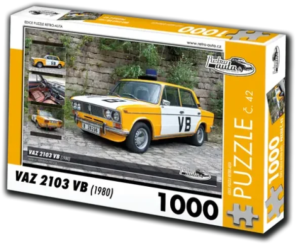 RETRO-AUTA Puzzle č. 42 VAZ 2103 VB (1980)