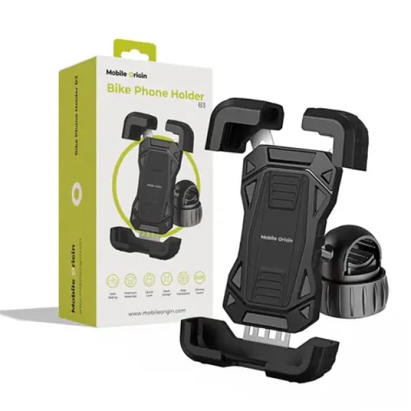 Mobile Origin Bike phone holder B3 čierna / držiak na bicykel (MO-BPH-B3)