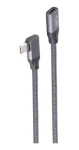 Shiverpeaks predlžovací kábel USB-C 90° Pre 1 m / Predlžovací kábel / USB 3.2 / uhlový 90° (BS13-56020)