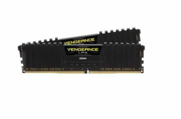 Corsair Vengeance LPX Black 64GB (2x32GB) 3200MHz / DDR4 / PC4-25600 / CL16-20-20-38 / 1.2V / XMP2.0 / s chladičom (CMK64GX4M2E3200C16)