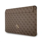 Guess PU 4G Metal Logo Computer Sleeve 13" hnedá (3666339005382)