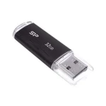 Silicon Power Ultima U02 / 32GB / Flash disk / USB 2.0 / čierny (SP032GBUF2U02V1K)
