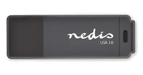 Nedis 64 GB / Flash disk / USB-A / čítanie: 80 MB/s / zápis: 10 MB/s (FDRIU364BK)