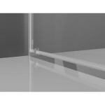 MEXEN/S - Exo sprchovací kút dvere krídlové 90 x 100, transparent, chróm 8182-090-100-01-00