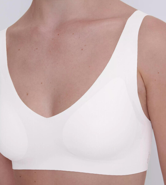 Dámska podprsenka ZERO Feel 2.0 Bralette - WHITE - biela 00GZ - SLOGGI WHITE XXL