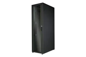 Digitus Unique 26U čierna / Rozvádzač / 1342x600x1000 mm / Sklenené dvere / Nosnosť 800 kg / IP20 (DN-19 26U-6/10-B-1)