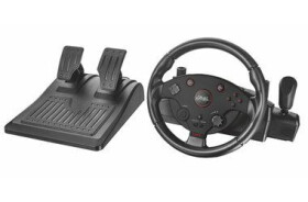 Trust GXT288 volant s radiacou pákou / Pedále / Vibrácie / USB / Pre PC a Playstation 3 (20293)
