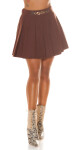 Sexy Highwaist Skater Skirt with buckle detail Einheitsgroesse