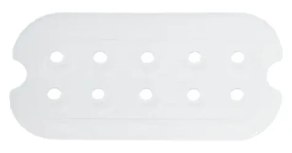 DENOX Odkvapkávacia mriežka GASTRONOX GN1/4 / Plast / 22 x 10 x 2 cm