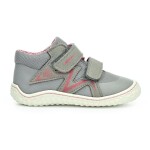 Ricosta Patti Hellgrau/Rose detské členkové barefoot tenisky 26 EUR