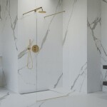 Sprchová zástena Walk-in 110 cm SAT vo farbe profilu zlatá SATBWI110ZAVZ SATBWI110ZAVZ
