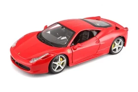 Bburago RACE+PLAY Ferrari 458 Italia červená