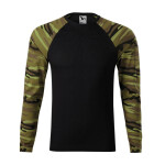 Tričko Malfini Camouflage LS M MLI-16634 camouflage green men 3XL